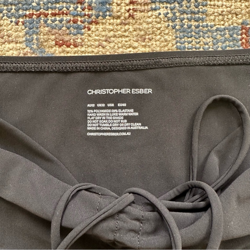 Christopher Esber Ruched Tie Bikini 8 - Picture 3 of 3